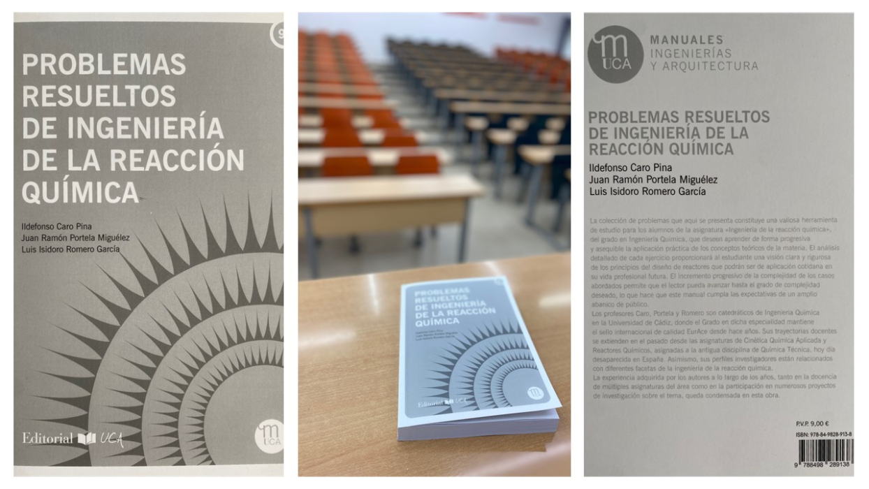 Profesores del Departamento Ingeniería Química y Tecnología de Alimentos publican un libro de problemas