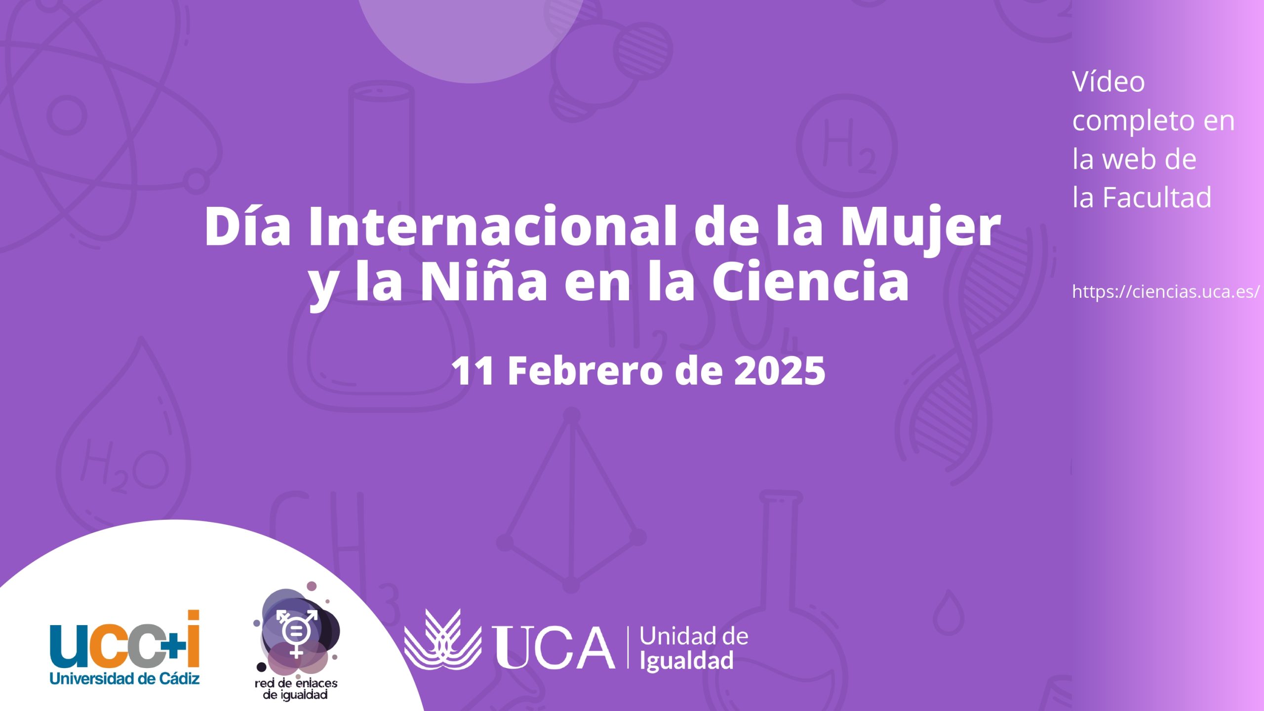 MUJER Y NIÑA EN LA CIENCIA 2025