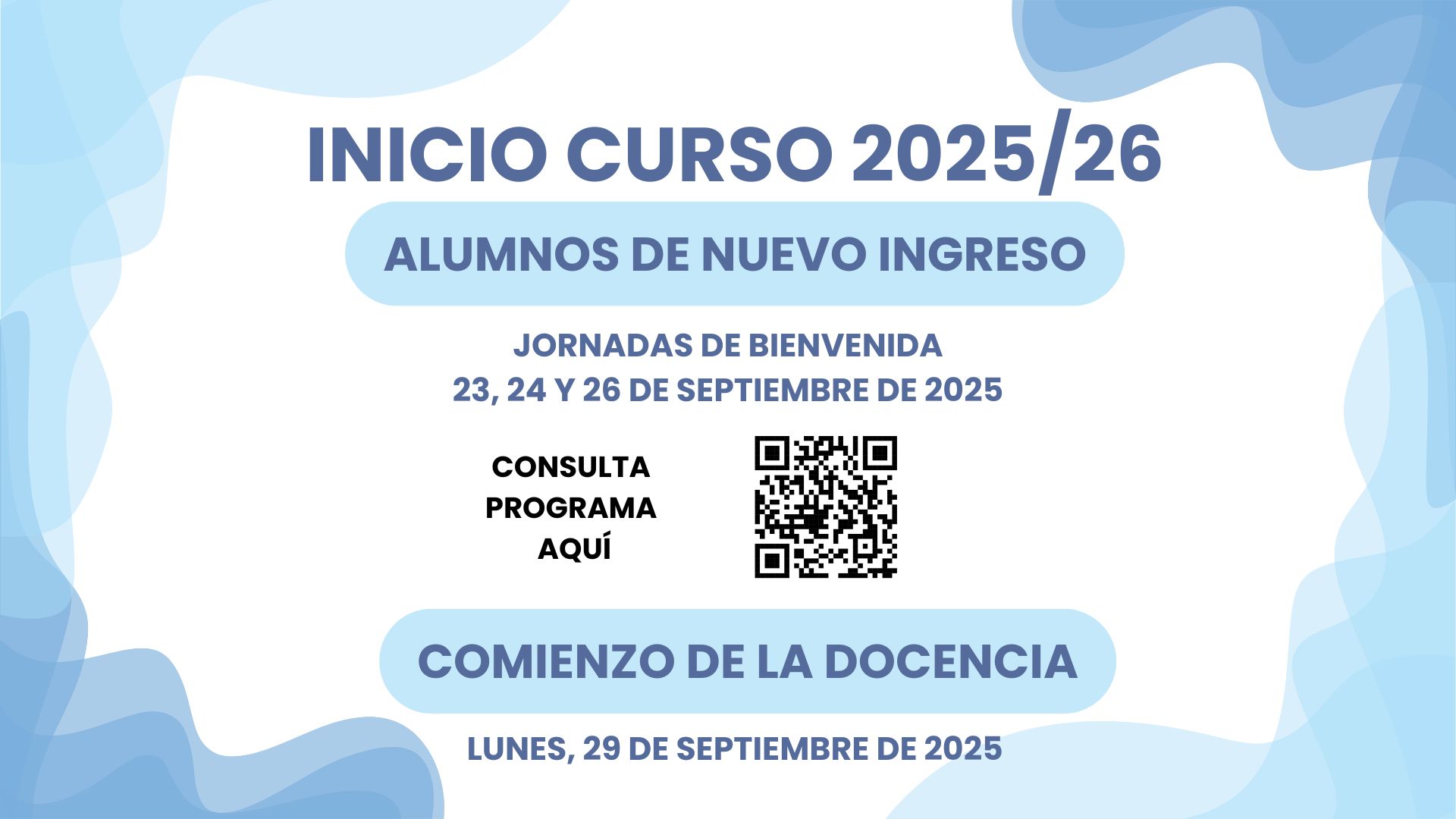 Alumnos de nuevo ingreso