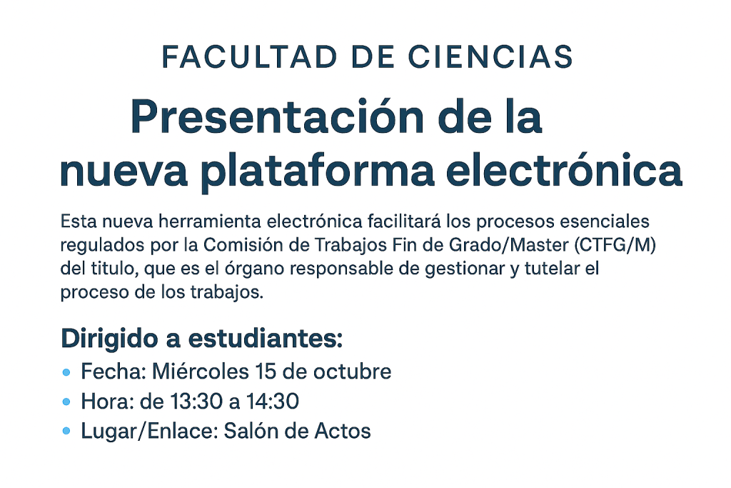 IMG Taller de Formación/Información Nueva Plataforma TFG – Alumnos 4º Curso y Máster